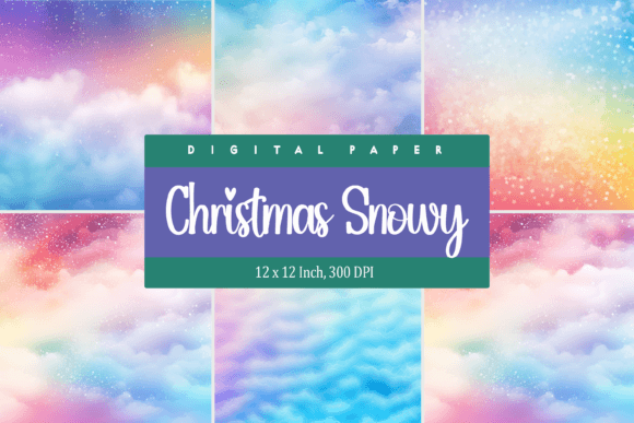 Download Christmas Snowy Rainbow - Rainbow Collection