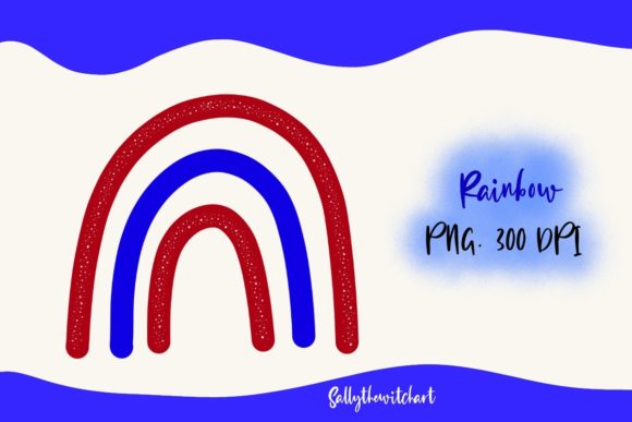Download Dark Blue Theme Boho Rainbow PNG Clipart - Rainbow Collection