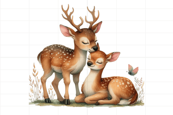 Download Watercolor Boho Deer Clipart - Premium Resources